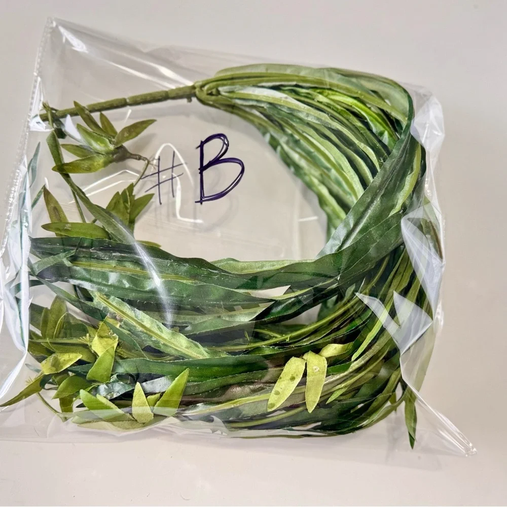 LIFELIKE Spider Plant Artificial Greenery Faux Floral Arrangement Ivy #B